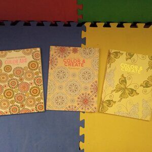 3 Color Art Coloring Books